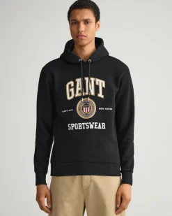 Crest Shield Sweat Hoodie black
