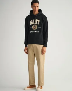 Crest Shield Sweat Hoodie black