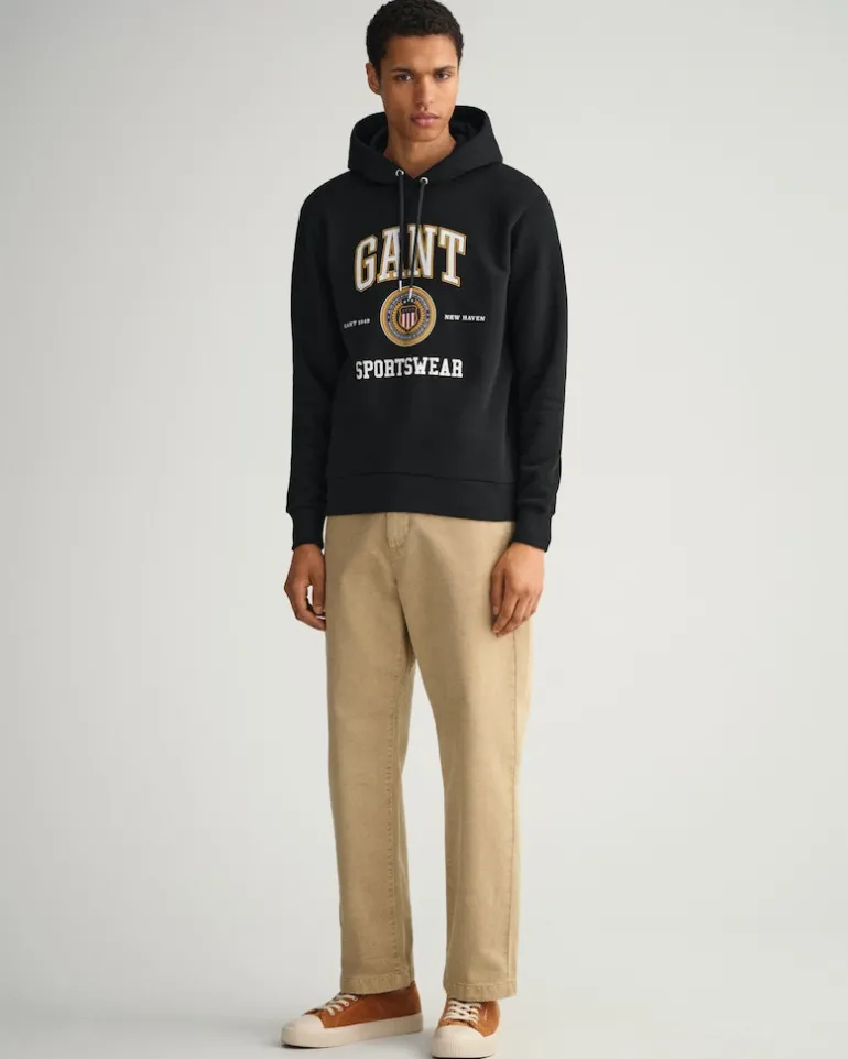 Crest Shield Sweat Hoodie black