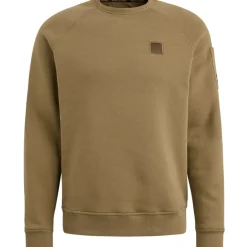 Crewneck soft fleece sweat otter
