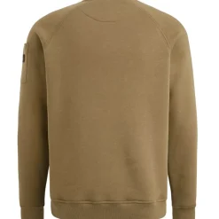 Crewneck soft fleece sweat otter
