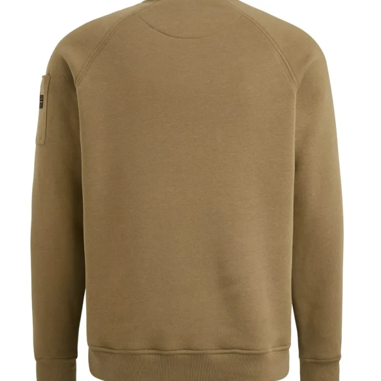 Crewneck soft fleece sweat otter