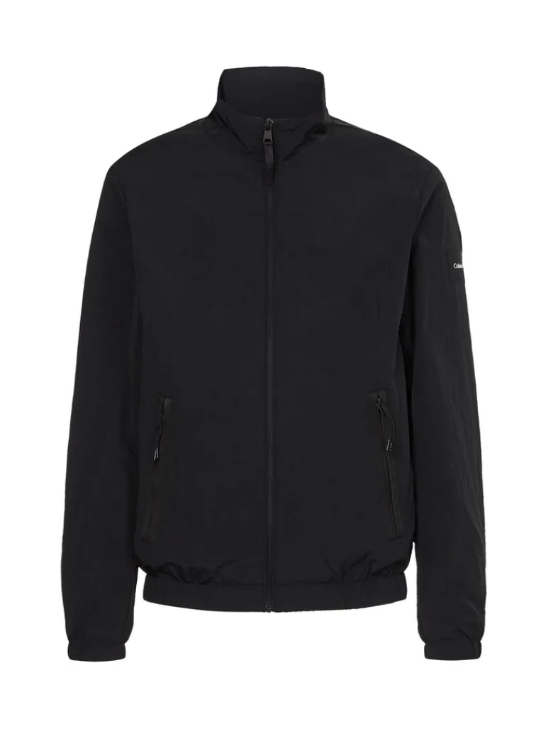 CRINKLE NYLON BLOUSON ck black