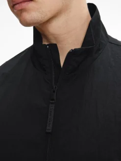 CRINKLE NYLON BLOUSON ck black
