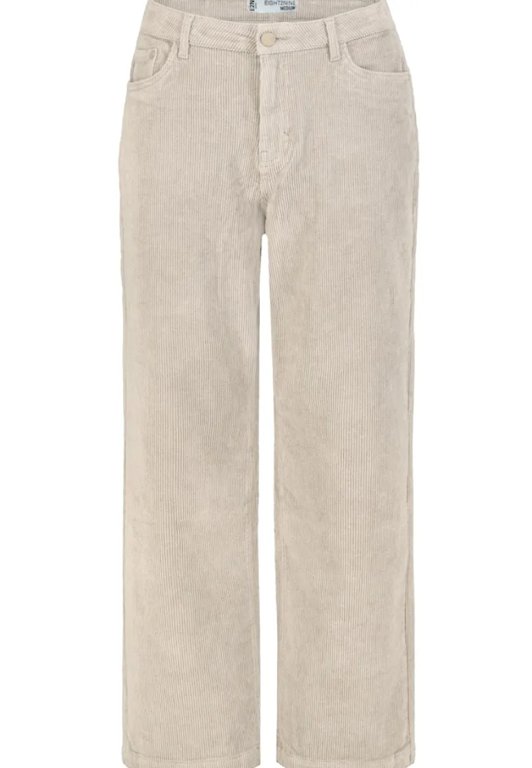 Culotte aus Cord light sand