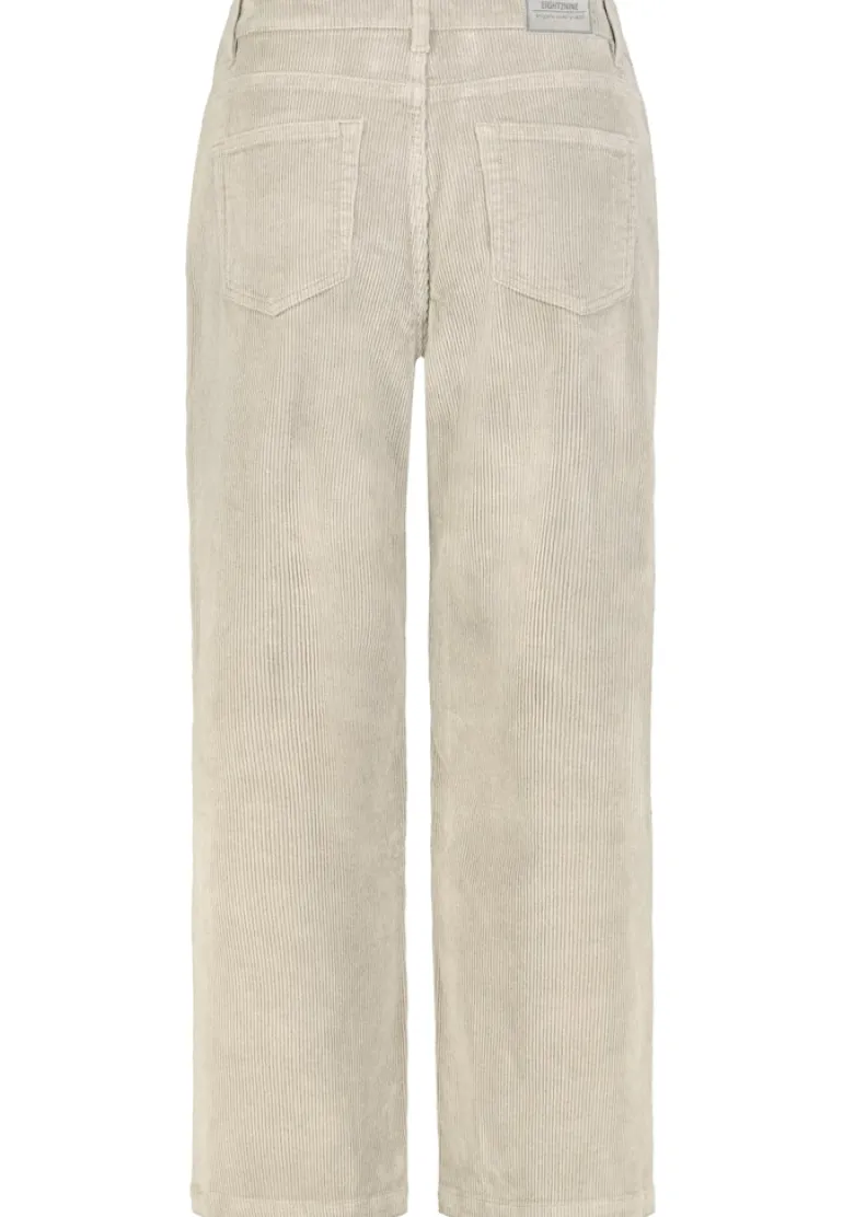 Culotte aus Cord light sand