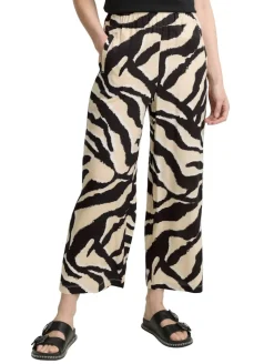 Culotte Hose abstract beige zebra