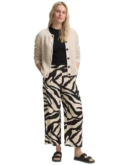 Culotte Hose abstract beige zebra