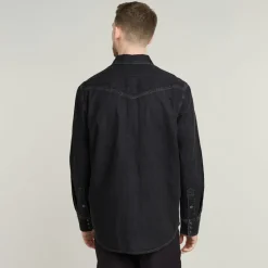 Dakota slim shirt ls worn in nighttime sky
