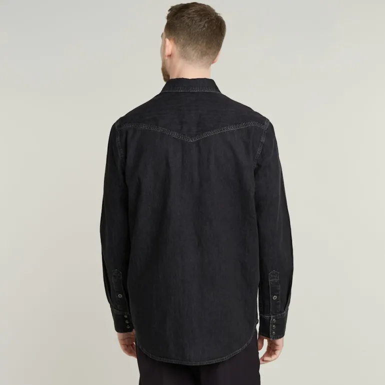 Dakota slim shirt ls worn in nighttime sky
