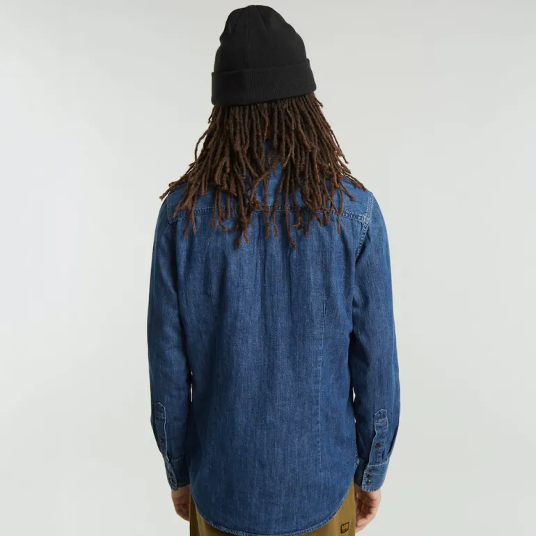 Dakota slim shirt ls worn in windward