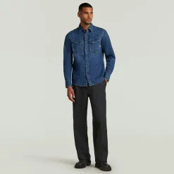 Dakota slim shirt ls worn in windward