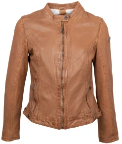 Damen Leder Kurzjacke
