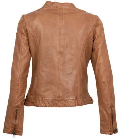 Damen Leder Kurzjacke