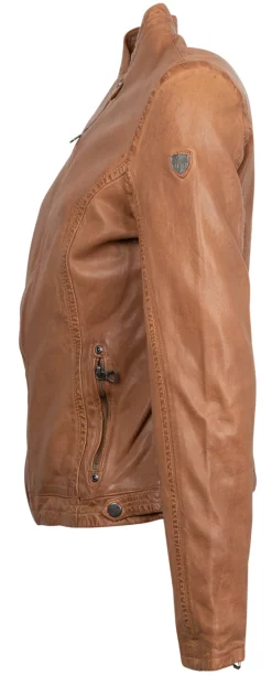 Damen Leder Kurzjacke