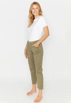 Darleen Crop Cargo light khaki