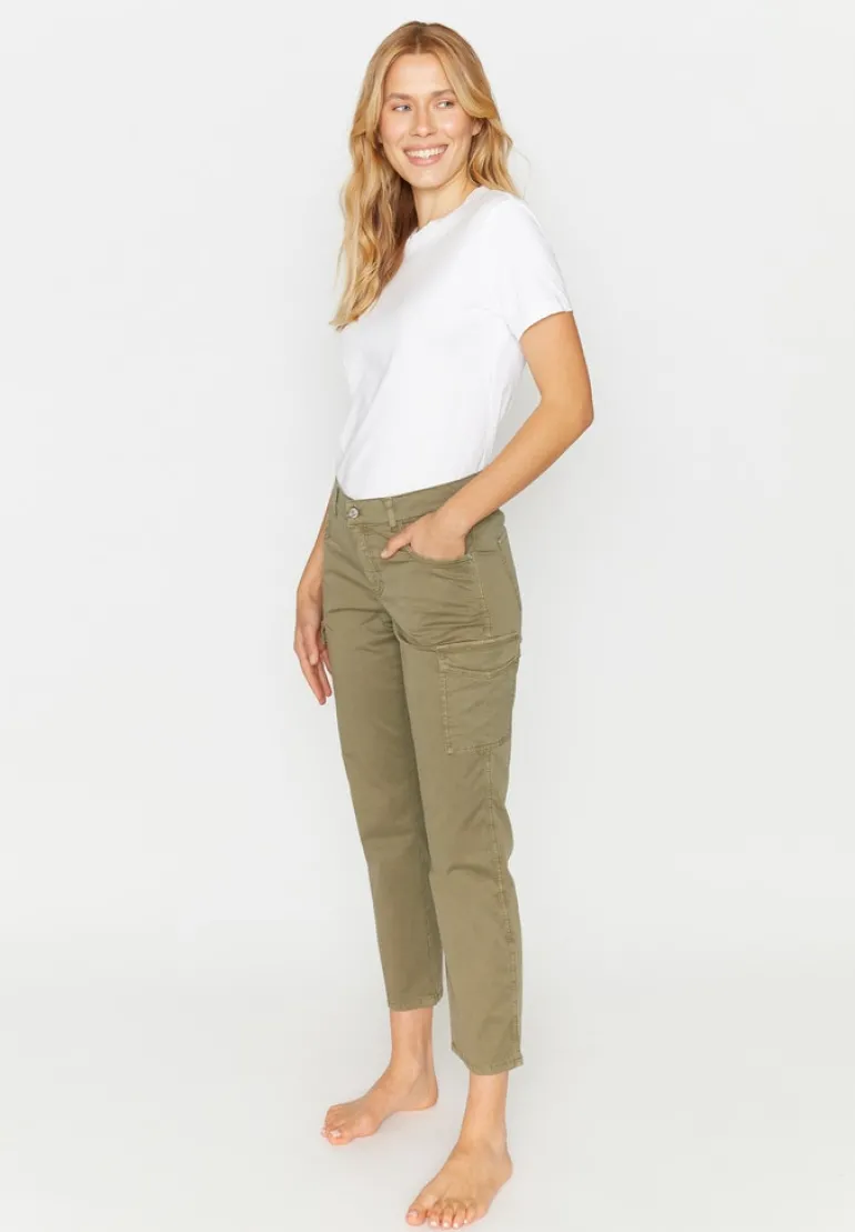Darleen Crop Cargo light khaki