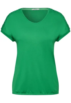 Dekoratives T-Shirt fresh apple green