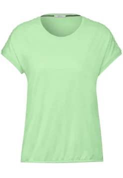 Dekoratives T-Shirt matcha lime