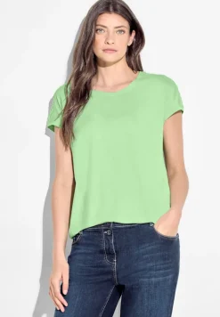 Dekoratives T-Shirt matcha lime