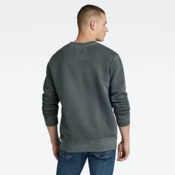 Distressed logo r sw dk black gd