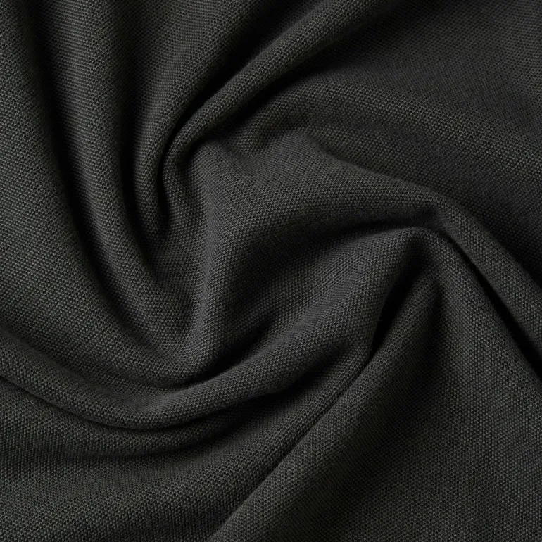 Dunda overdyed slim polo ss dk black gd