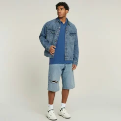 Dunda overdyed slim polo ss pilot gd