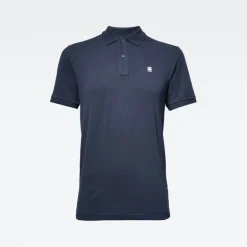 Dunda slim polo ss sartho blue