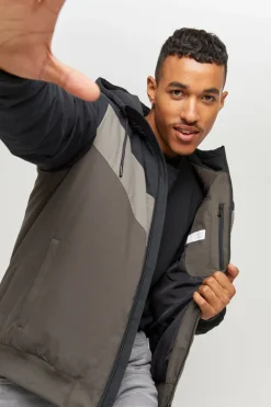 Duns Jacket black-black olive