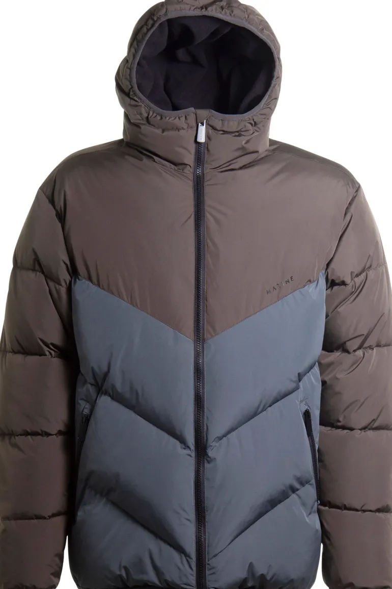 Duns Puffer Jacket black-black olive