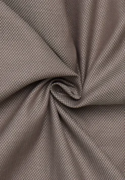 Dynamic Cotton Dobbydesign Langarm dunkelbraun