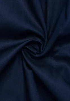 Dynamic Cotton Popeline Langarm navy