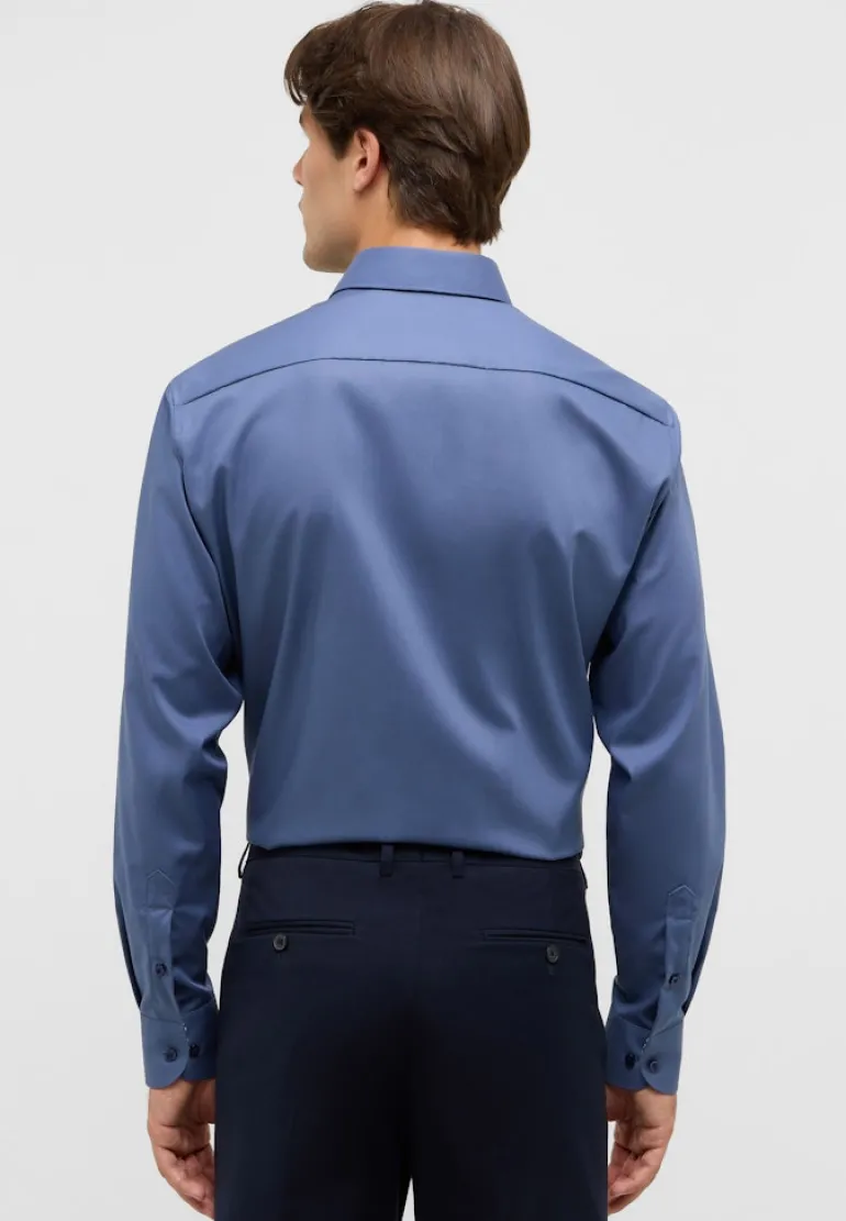 Dynamic Cotton Popeline Langarm denim