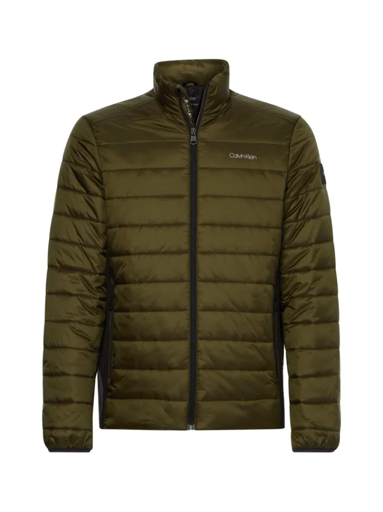 Essential Logo Jacke dark olive