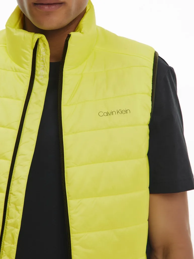 ESSENTIAL SIDE LOGO VEST sunny lime