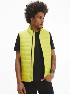 ESSENTIAL SIDE LOGO VEST sunny lime