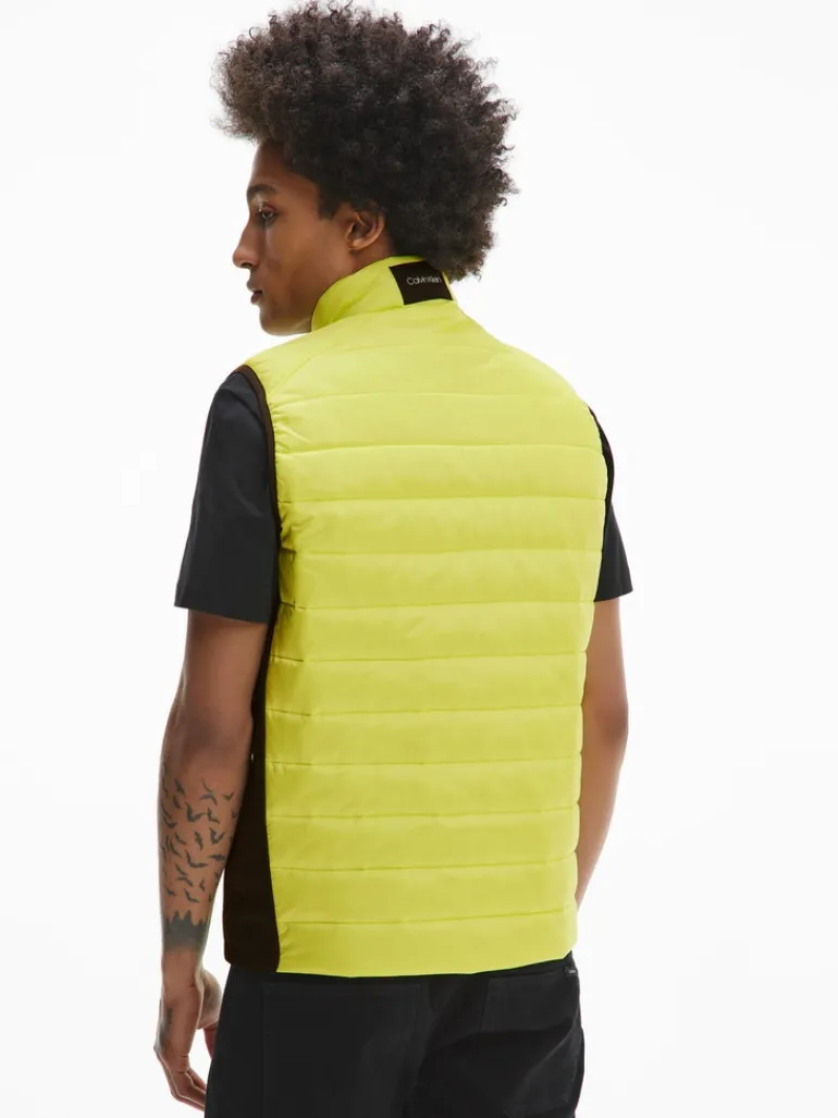 ESSENTIAL SIDE LOGO VEST sunny lime