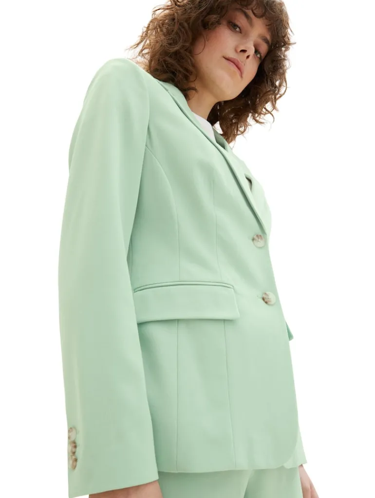 Farbiger Blazer okra green