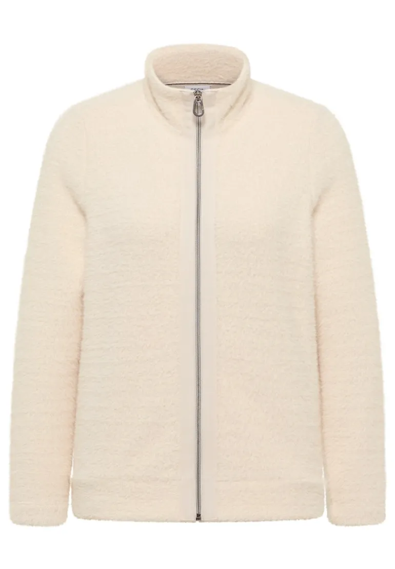 Federgarn Jacke light greige