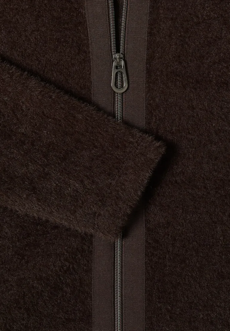 Federgarn Jacke tartufo brown