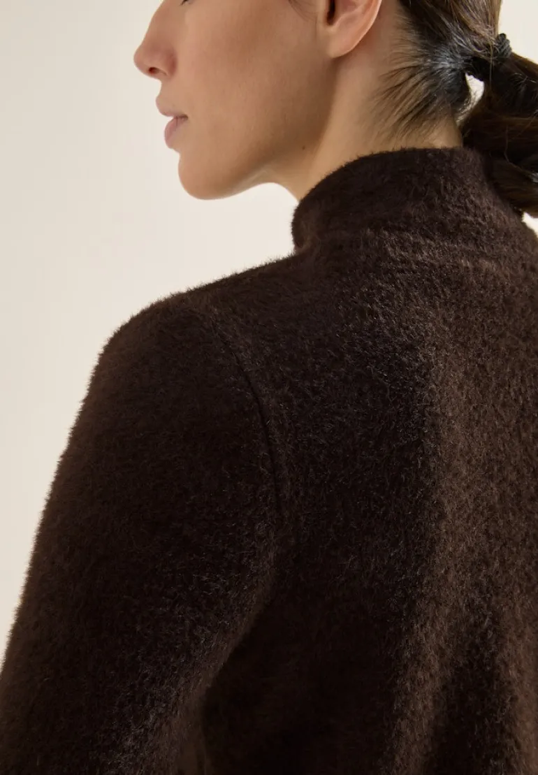 Federgarn Jacke tartufo brown