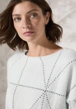 Federgarn Langarmshirt vanilla white