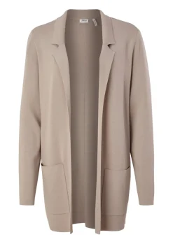 Feinstrickblazer grau