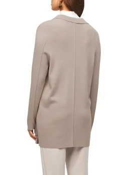 Feinstrickblazer grau