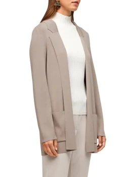 Feinstrickblazer grau