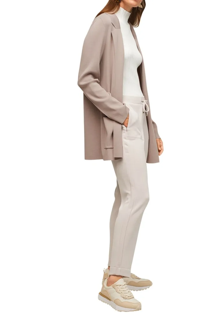 Feinstrickblazer grau