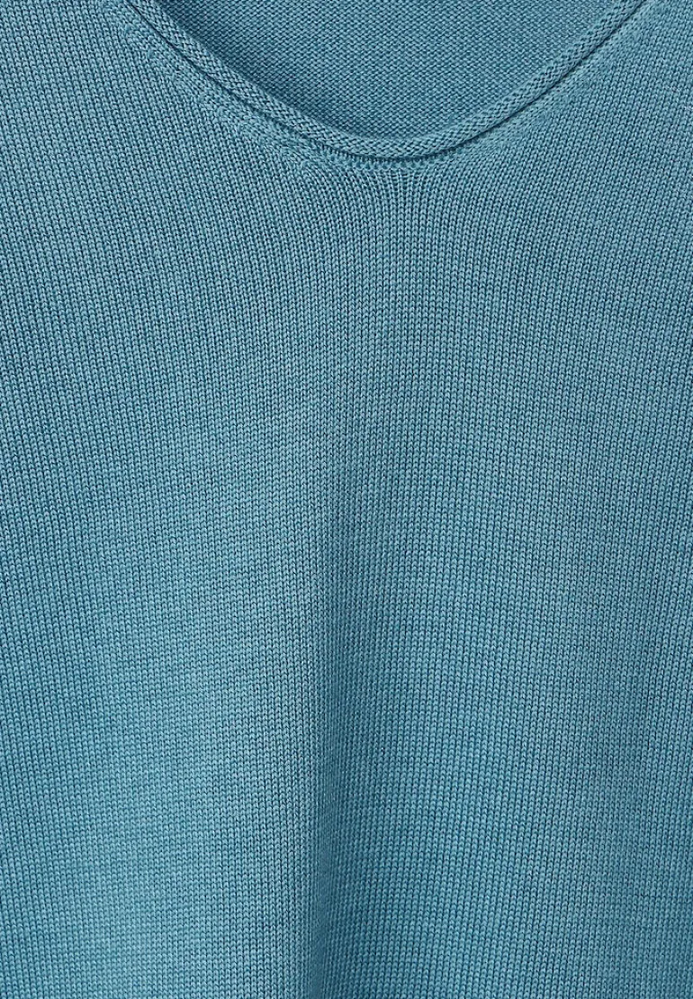 Feinstrick Pullover adriatic blue