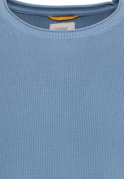 Feinstrickpullover aus organic Cotton elemental blue