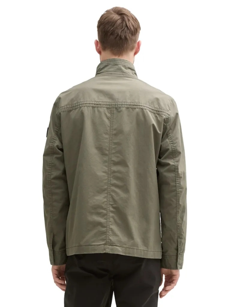 Feldjacke mit aufgesetzten Brusttaschen smokey olive green
