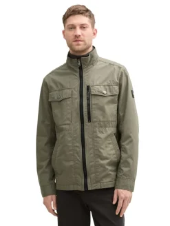 Feldjacke mit aufgesetzten Brusttaschen smokey olive green